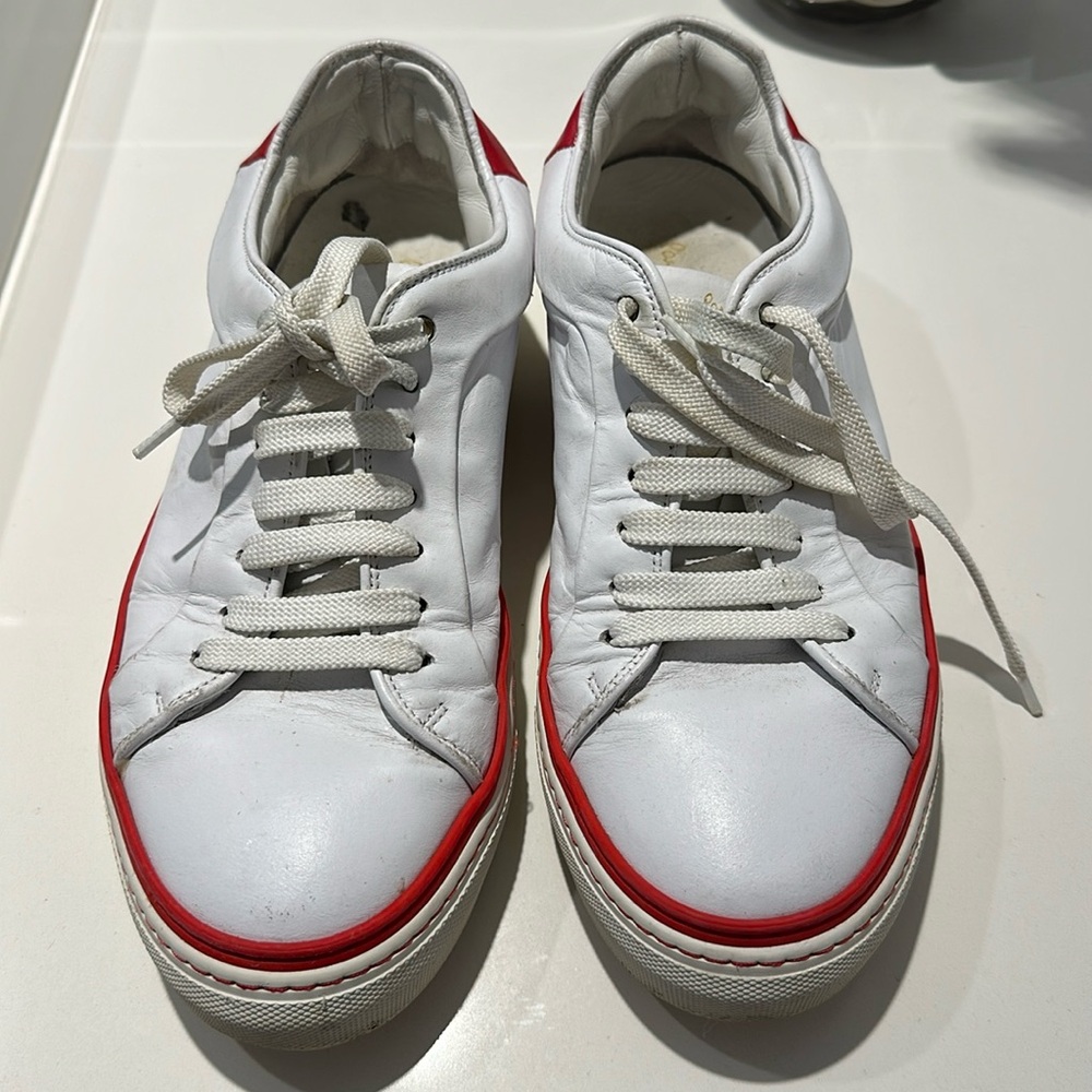 Paul smith white leather sneakers
